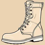 light tan work boots image